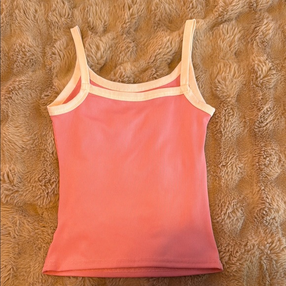 Pink Ribbed Tank Top - Picture 2 of 2